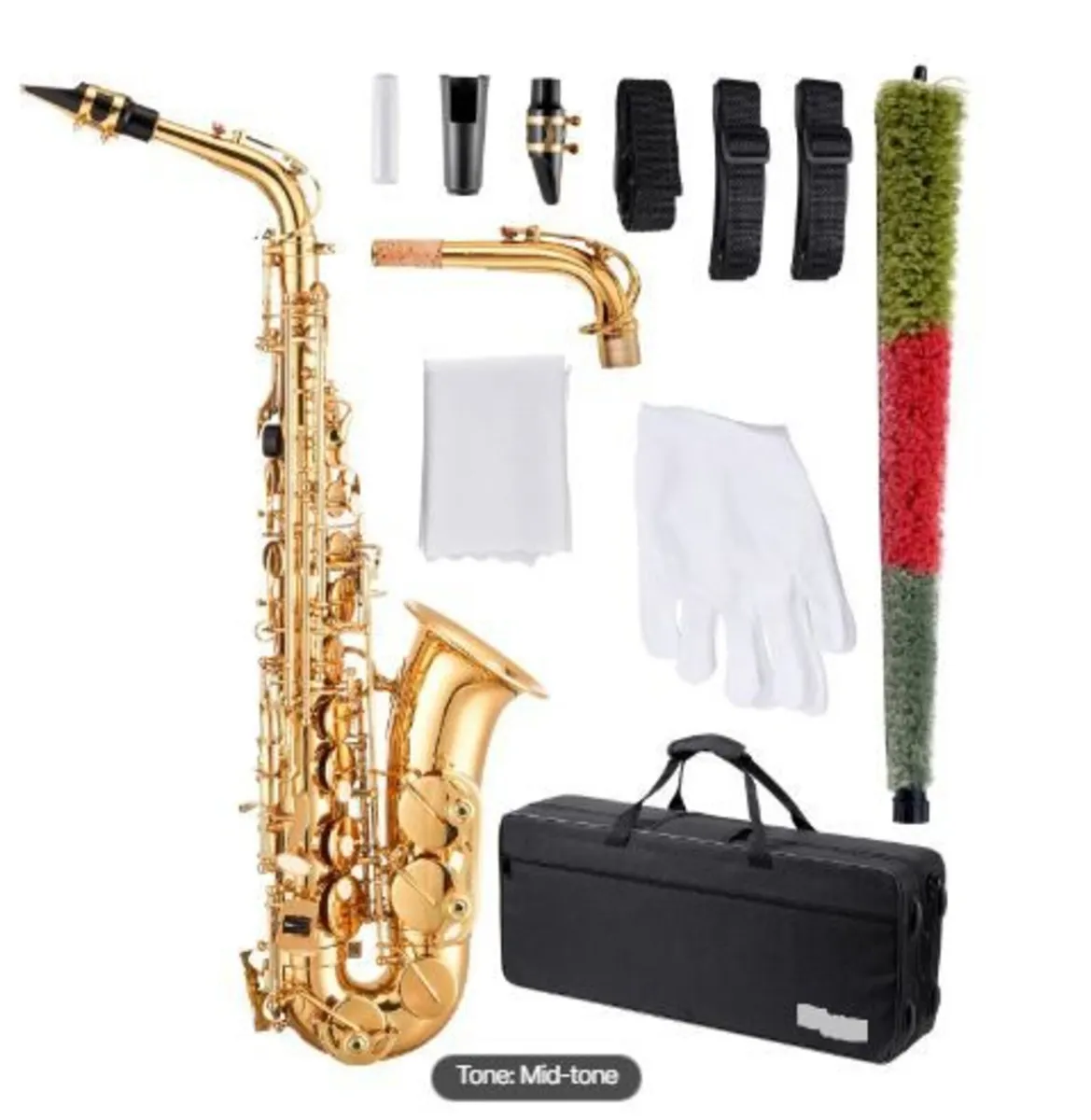Alto Saxophone, E Flat, Brass Saxophone - Image 3