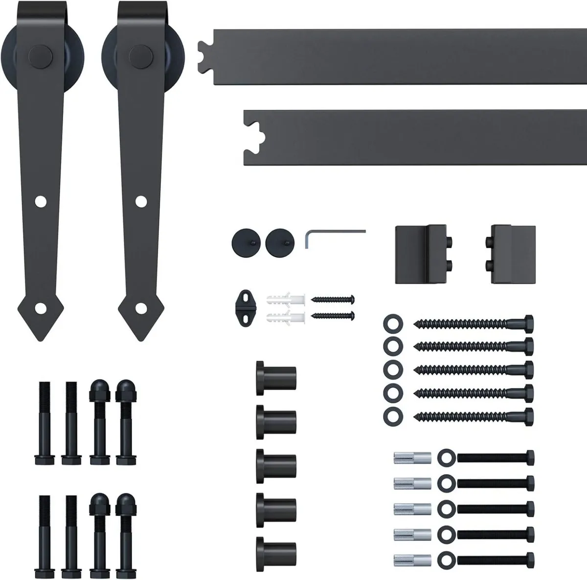 200cm /6.6ft Barn Door Hardware Kit Single Door - Image 3