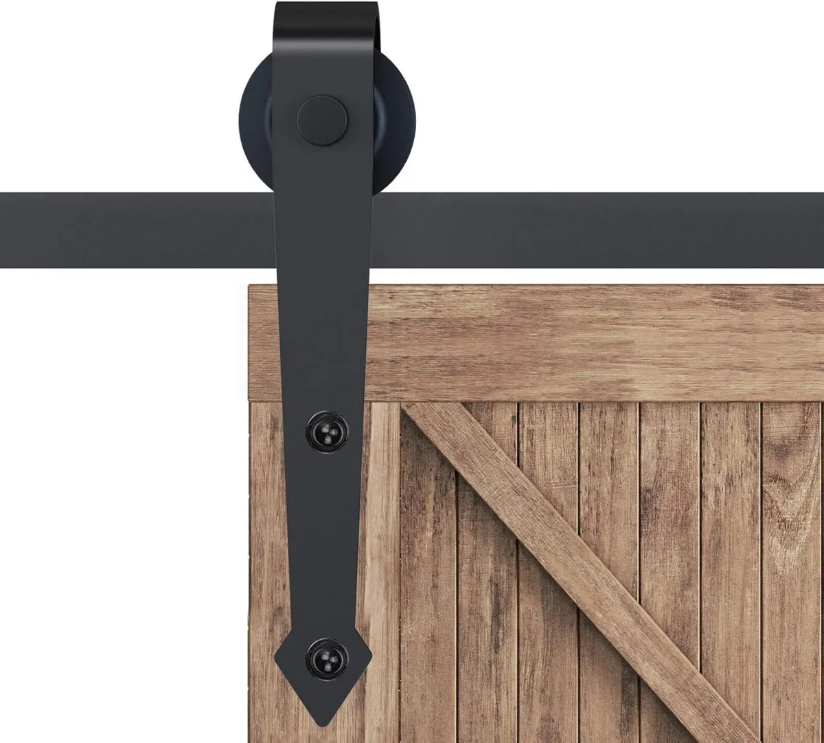 200cm /6.6ft Barn Door Hardware Kit Single Door - Image 4