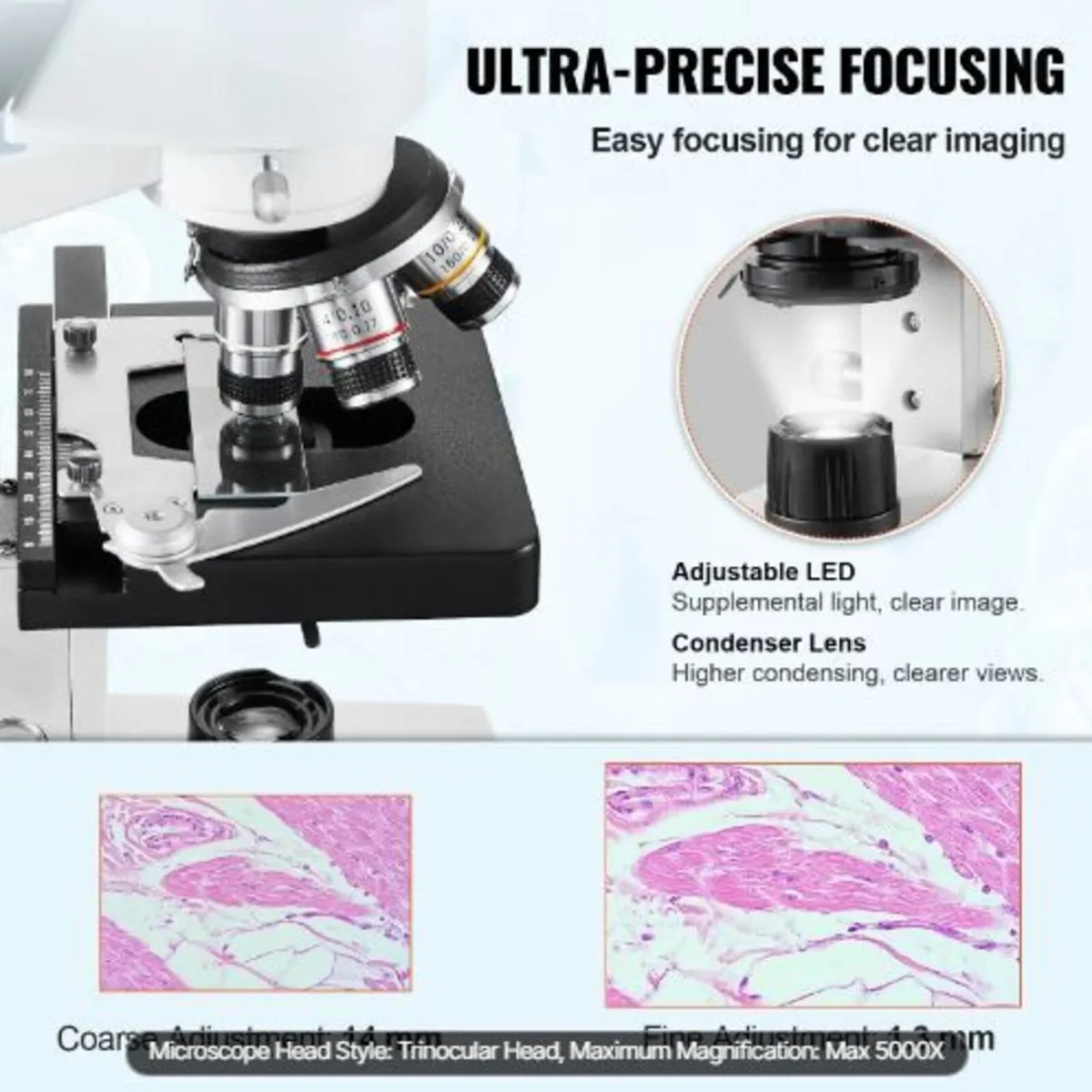 Compound Trinocular Microscope 40X-2500 - Image 3