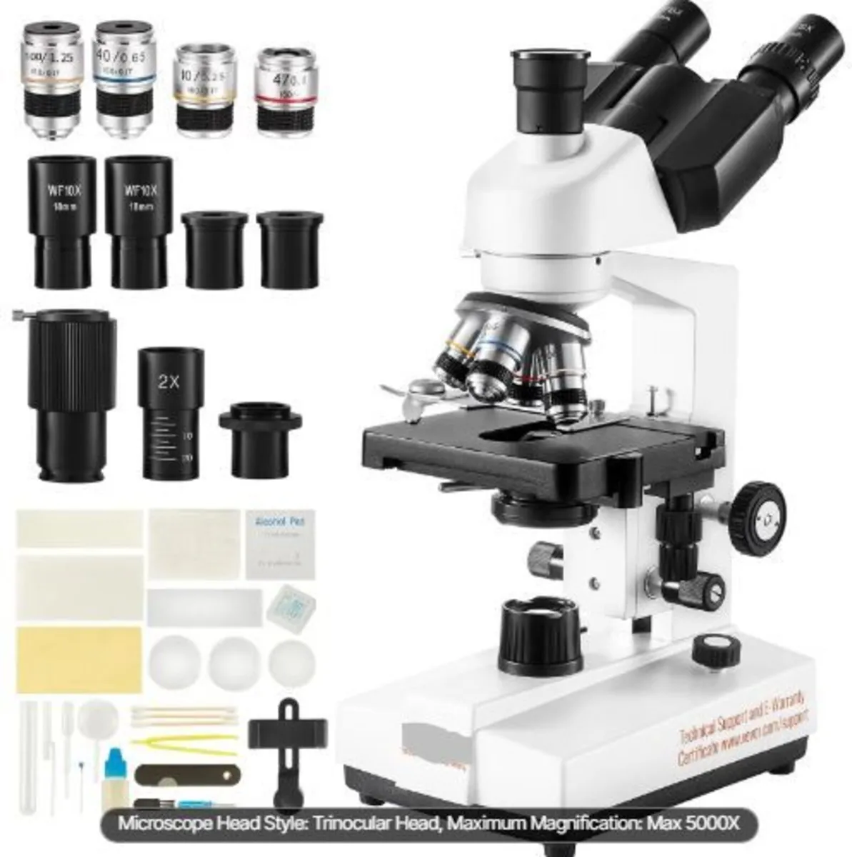 Compound Trinocular Microscope 40X-2500 - Image 1