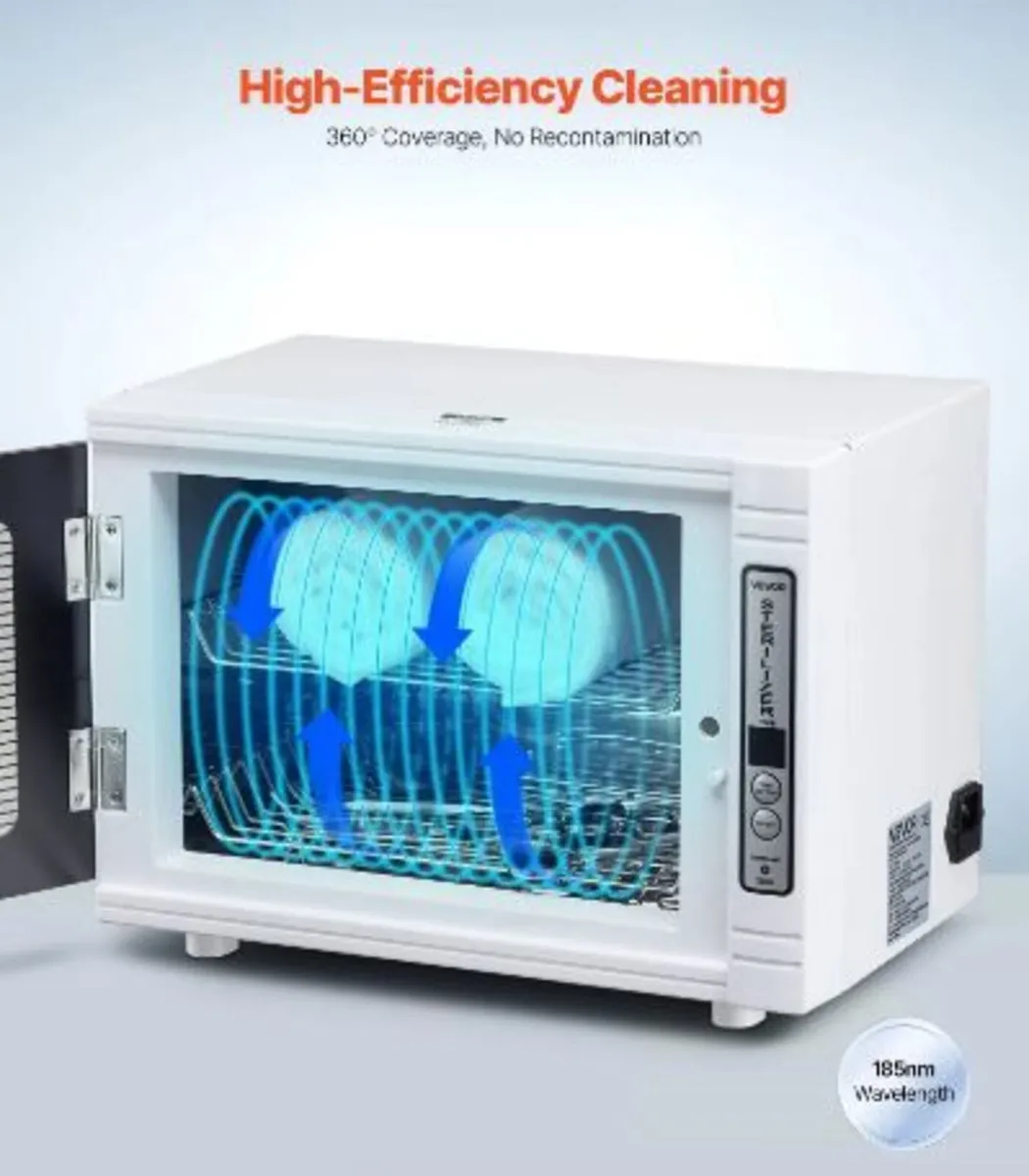Nail Tool Cleaning Machine, 12L Large - Image 1