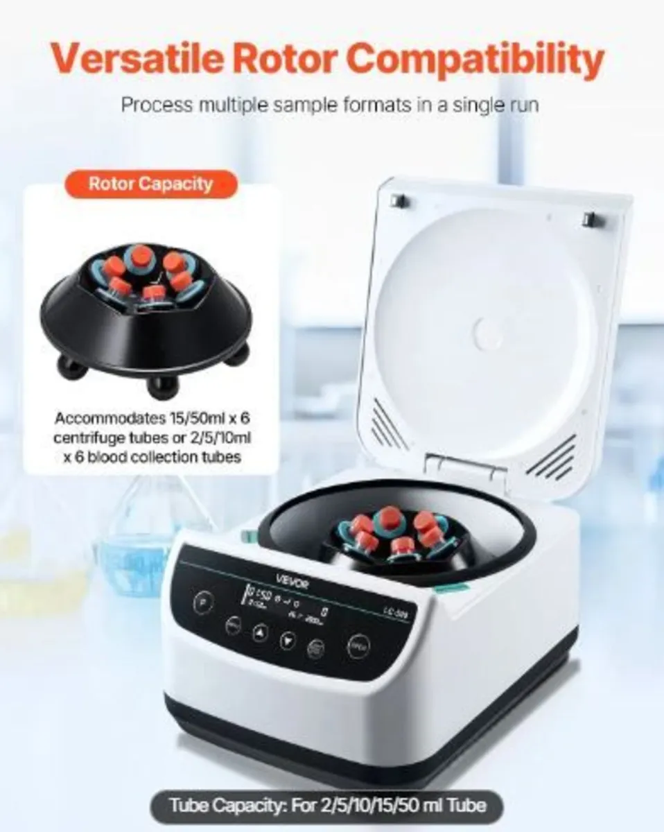 Centrifuge Machine, 100-2100xg RCF Electric - Image 2