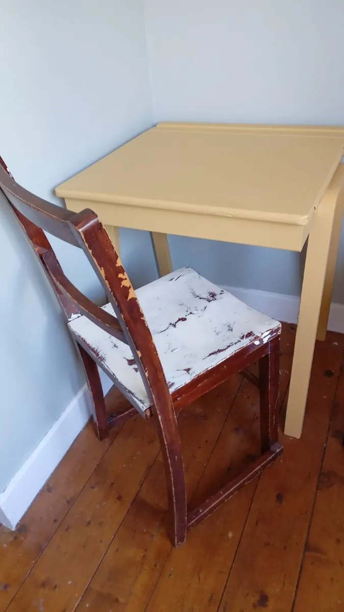 Desk and chair