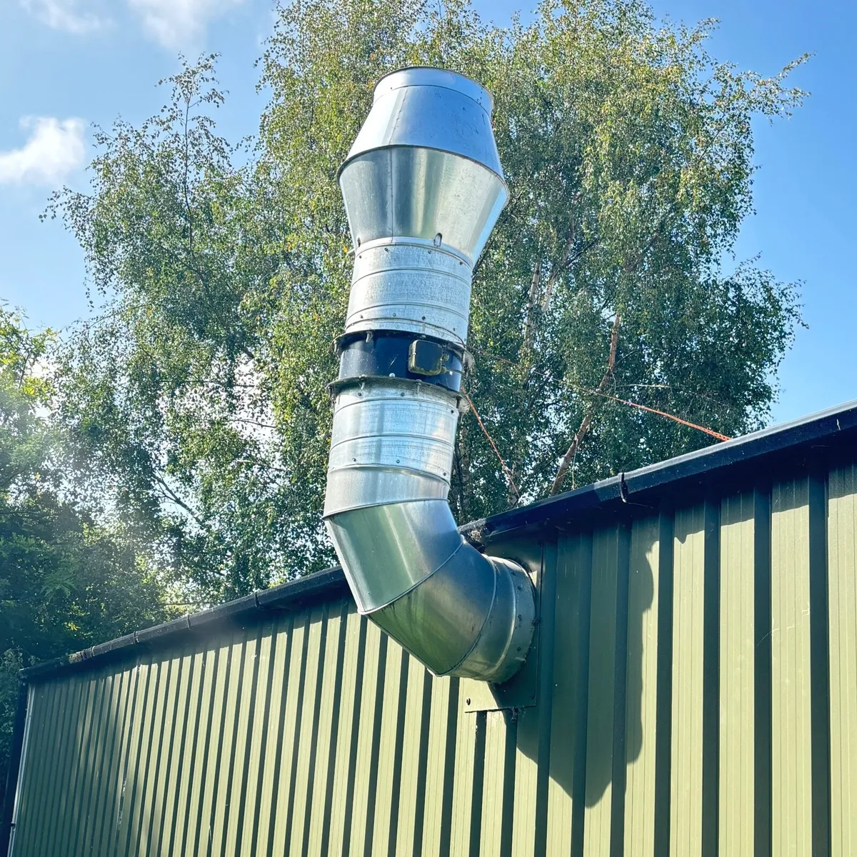 WALL EXT. VENTILATION CANOPY  with DISCHARGE COWL - Image 2