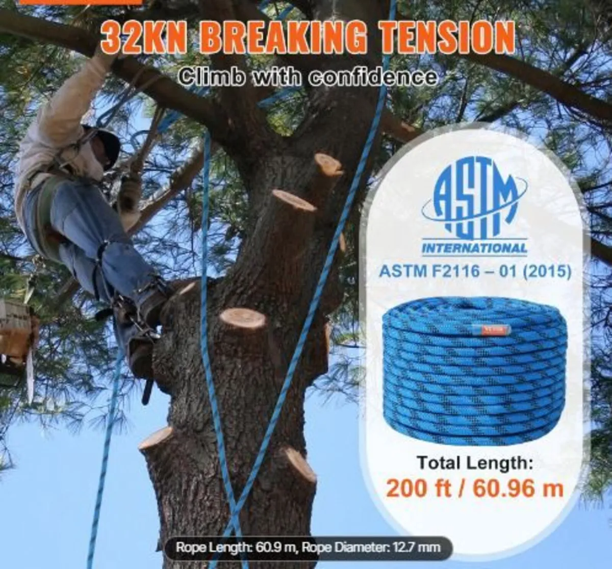 12.7mm Static Climbing Rope - Image 2