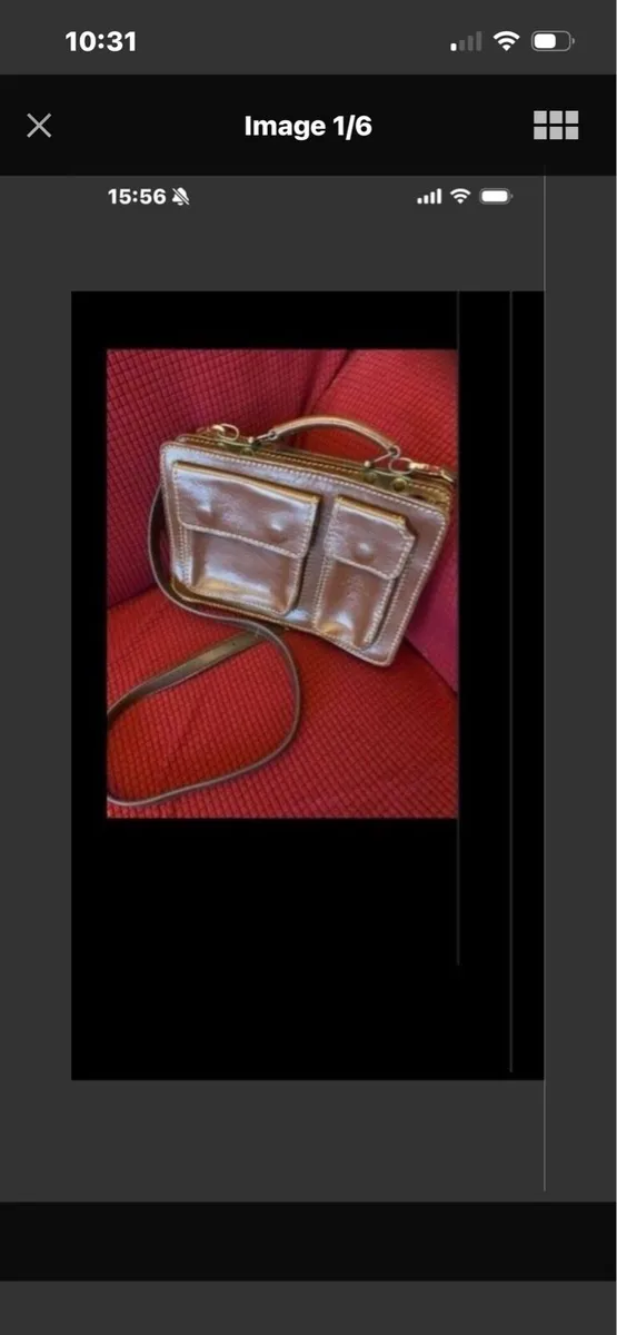 Leather Shoulder Bag - Image 1