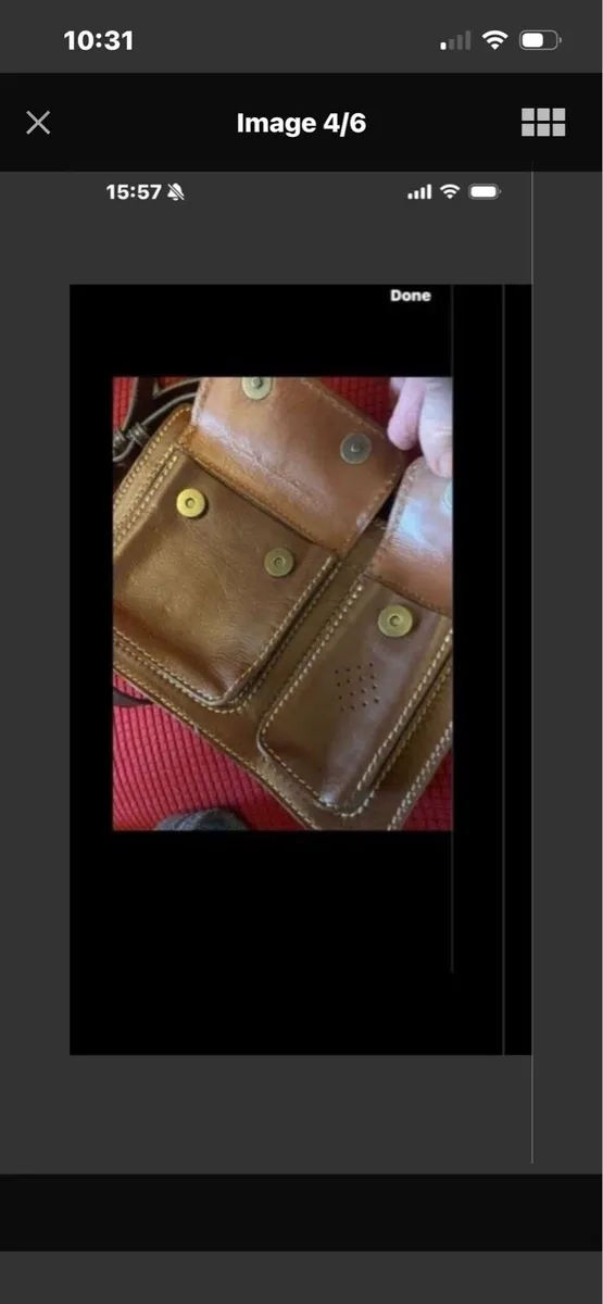 Leather Shoulder Bag - Image 4