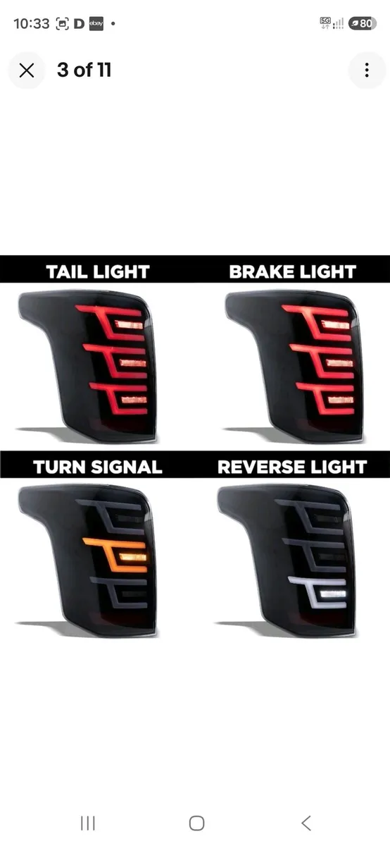 Mitsubishi l200 2018 tuning box and led rearlights - Image 1