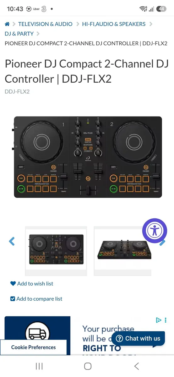 Pioneer DDJ Flex 2 DJ set