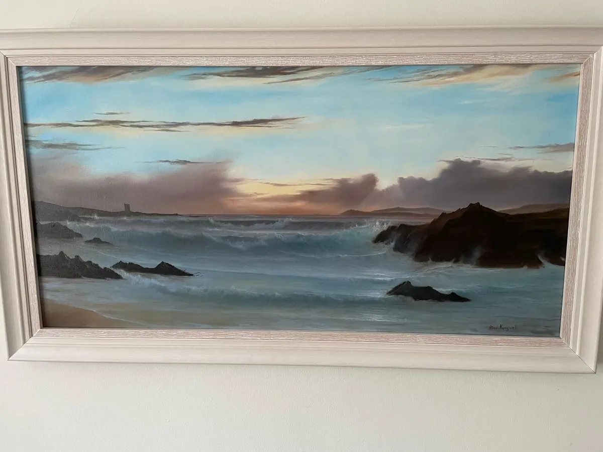 Signed Oil Painting - Image 1