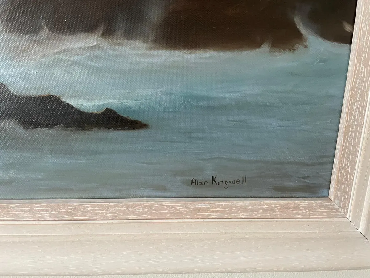 Signed Oil Painting - Image 2