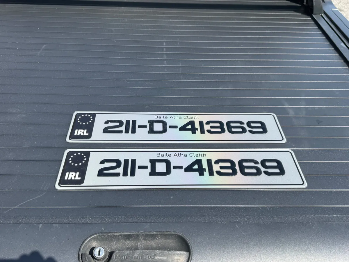 Gel number plates delivery nationwide - Image 1
