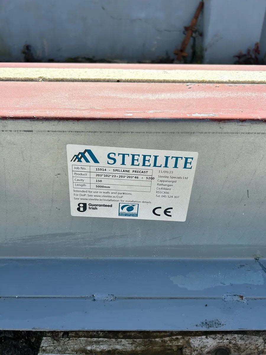 Steelite Catnic Lintil 5m with stone bearing - Image 1