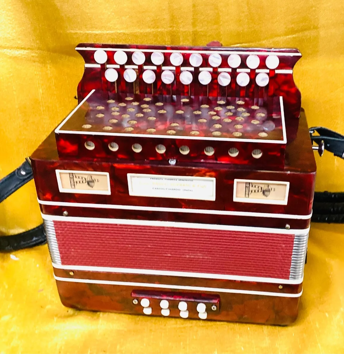 PAOLO SOPRANI & FIGLI B/C 3v BUTTON ACCORDION - Image 1