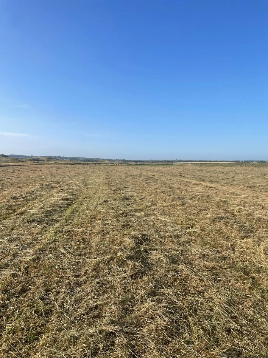 Square bales of hay made to order