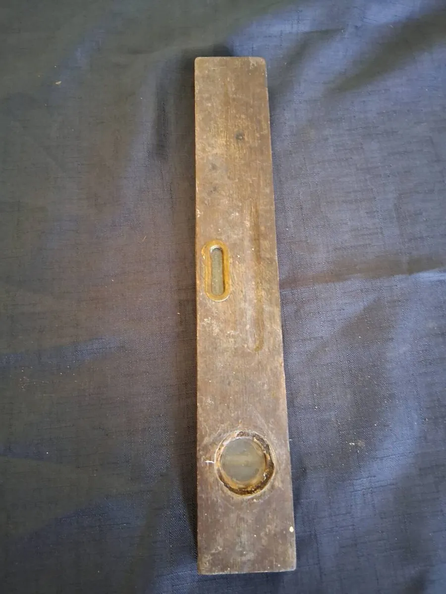 Vintage Wooden Spirit Level - Image 1