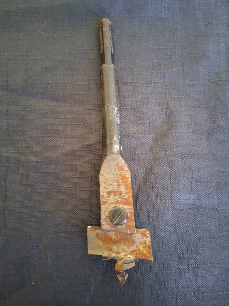Vintage Adjustable Expansive Auger Bit - Image 1