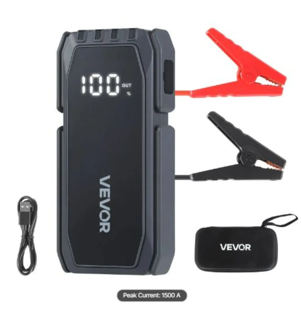 Jump Starter,1500A Peak,Car Jumper Starter Battery - Image 1