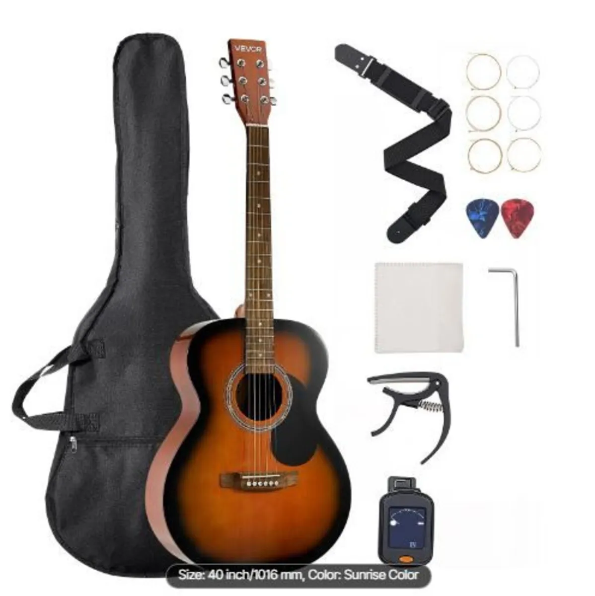 40 in / 1016 mm Dreadnought Acoustic Guitar - Image 1