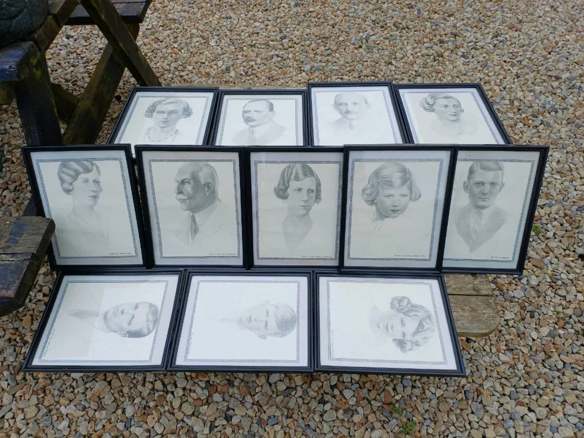 Vintage House of Windsor Portraits - Image 1