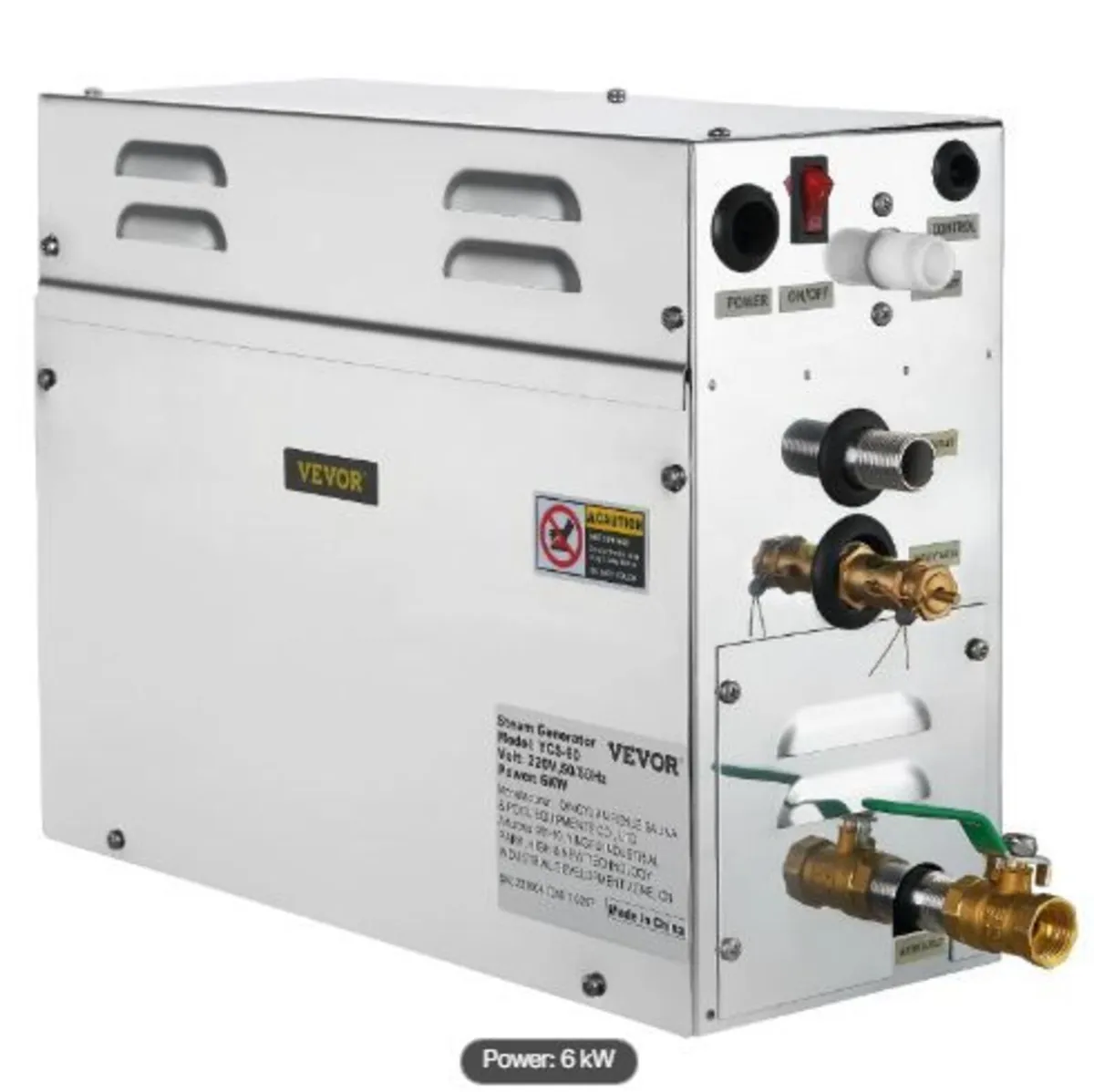 6KW Sauna Bath Steamer - Image 4