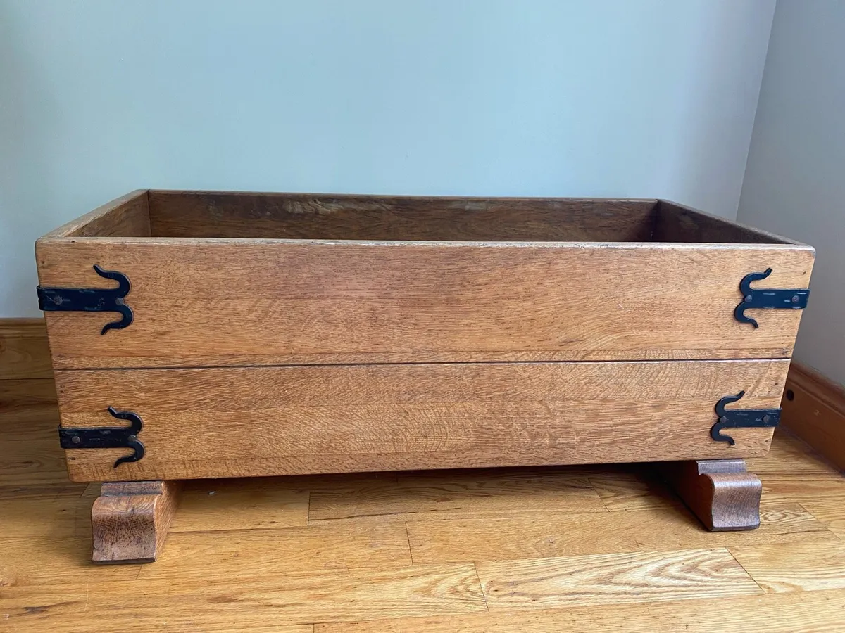 Oak Linen Chest - Image 2