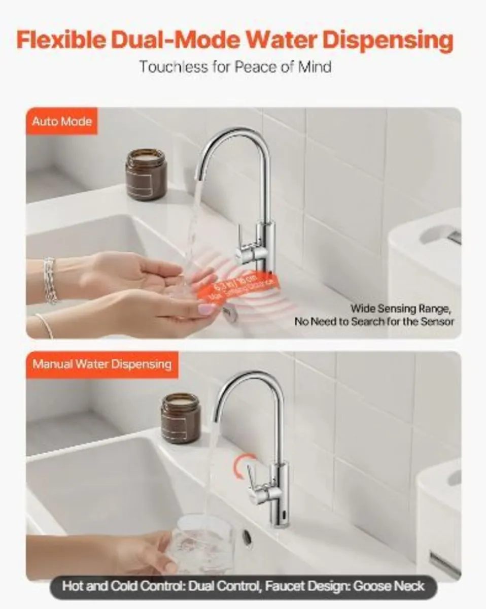 Touchless Kitchen Bar Sink Faucet - Image 2