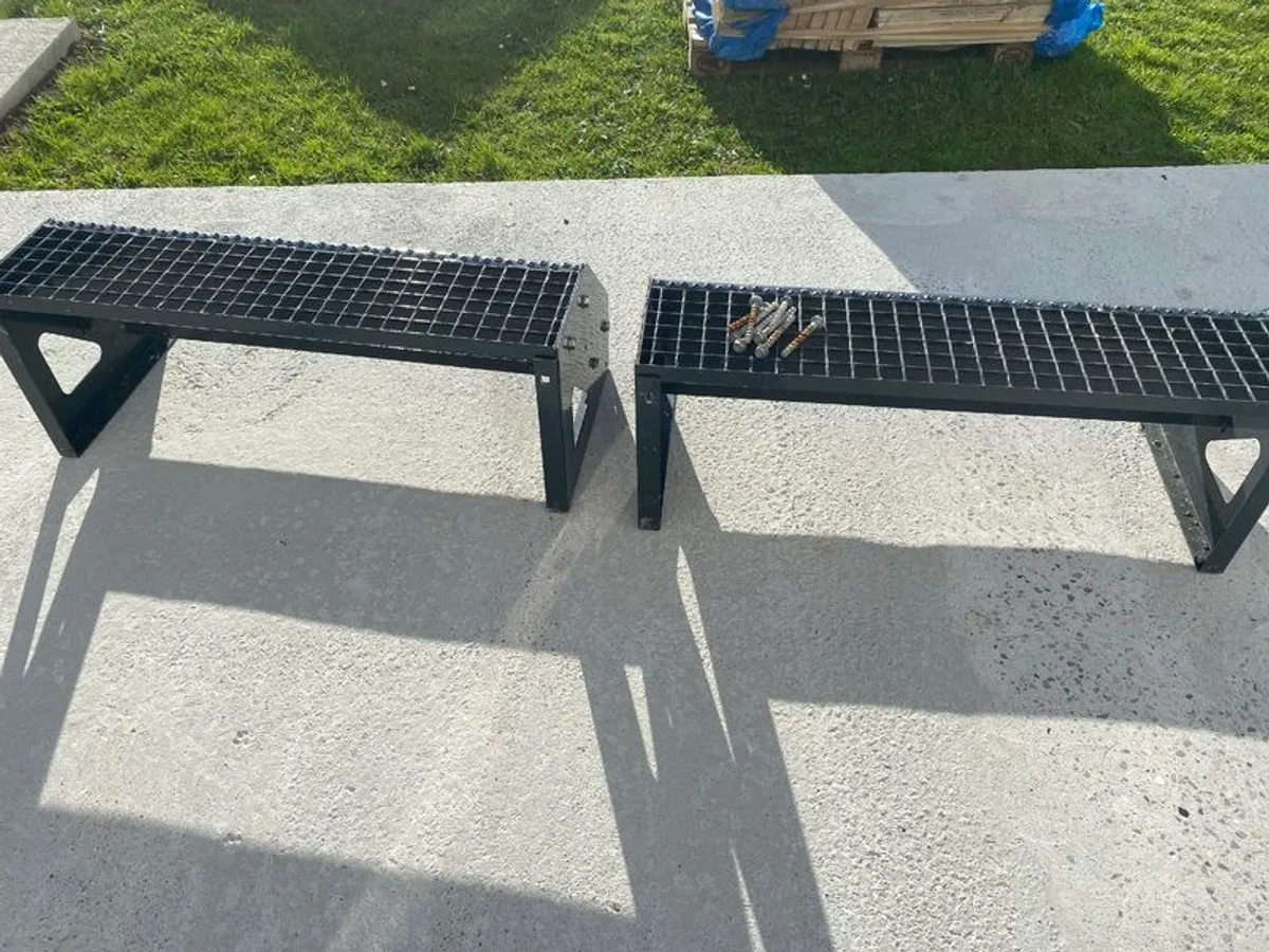 External Steel Backdoor Steps - Image 1