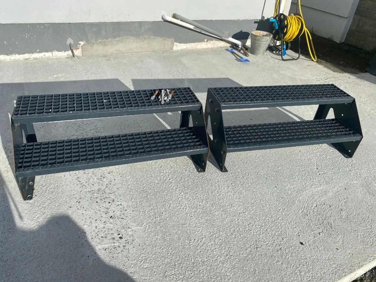 External Steel Backdoor Steps - Image 3