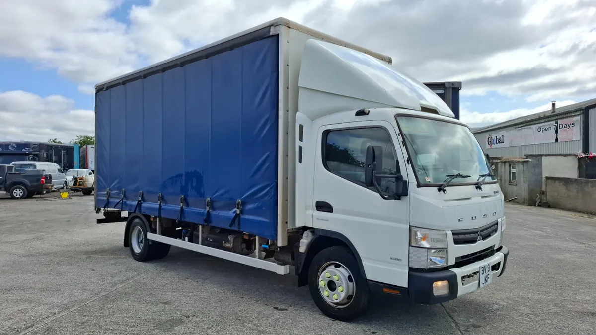 2019 Fuso 7C18 Curtain Side Truck , 7.5 Ton - Image 1