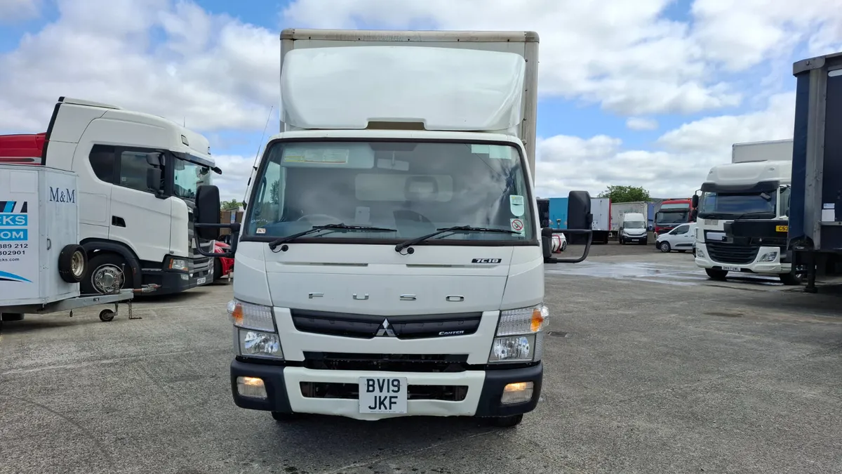2019 Fuso 7C18 Curtain Side Truck , 7.5 Ton - Image 2