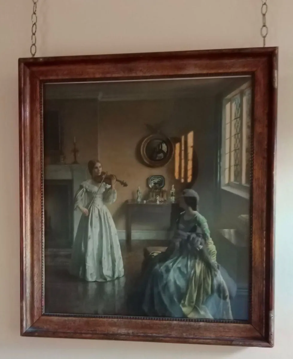 Two Victorian Framed Prints - Image 1