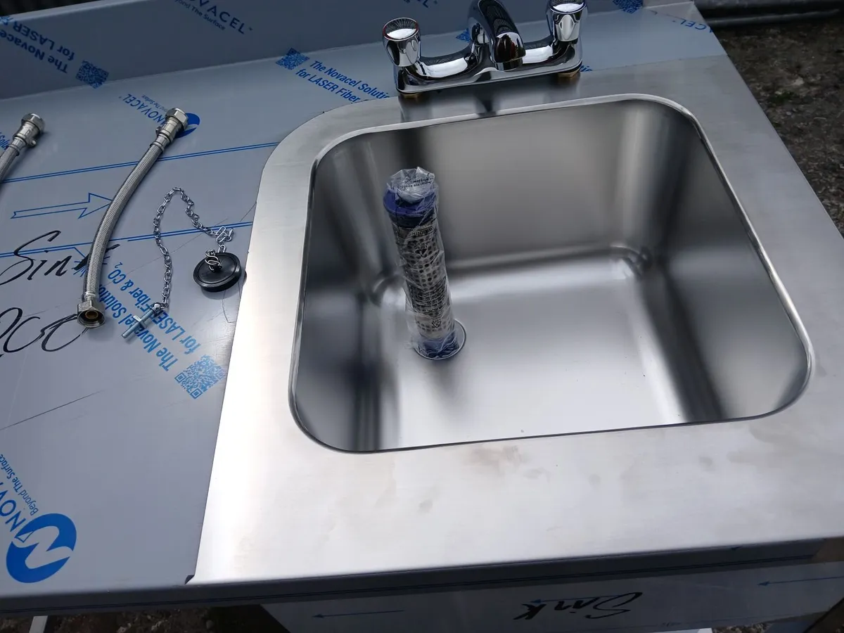 Fish monger commercial sink unit delivered - Image 1
