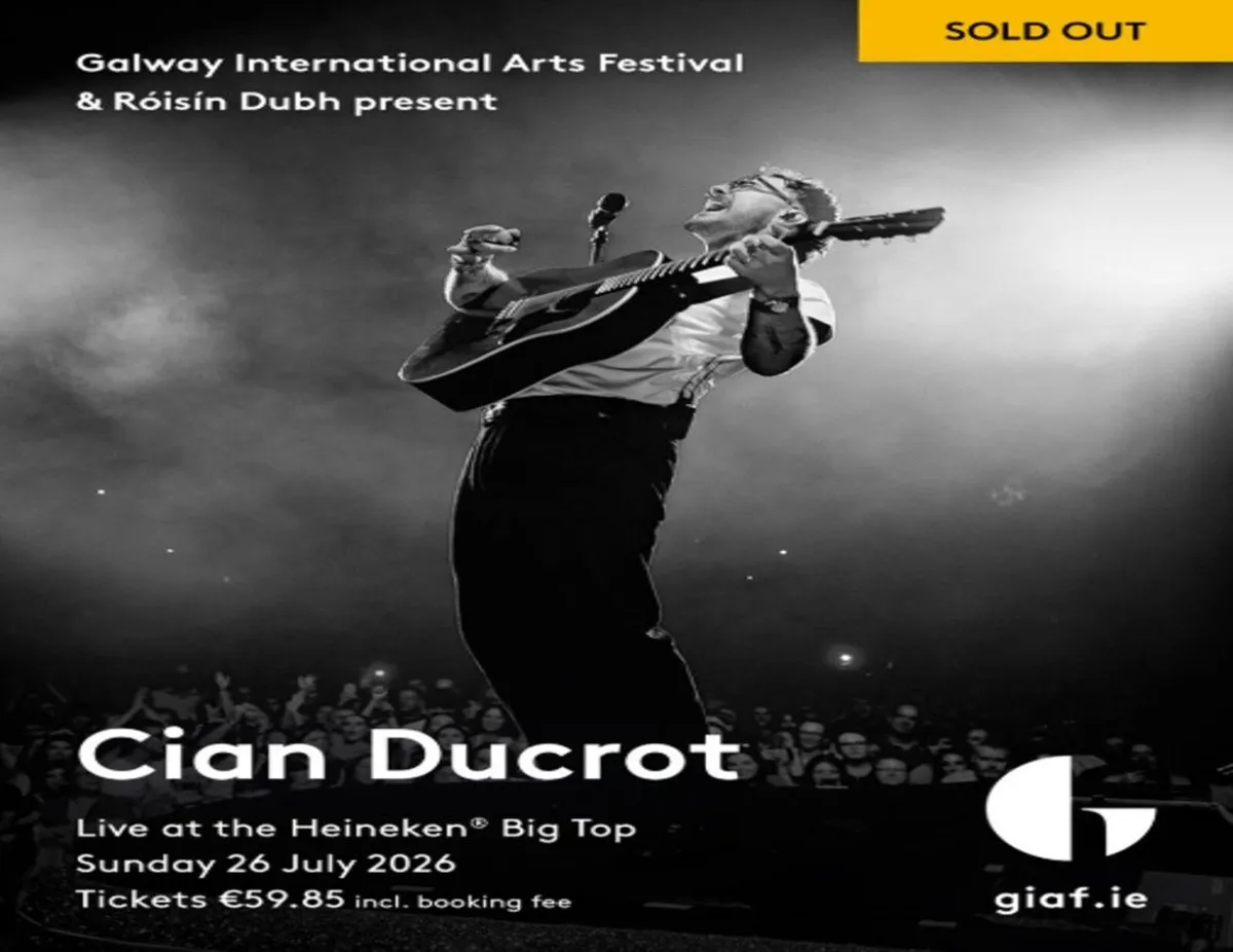 Cian Ducrot  X 4 tickets