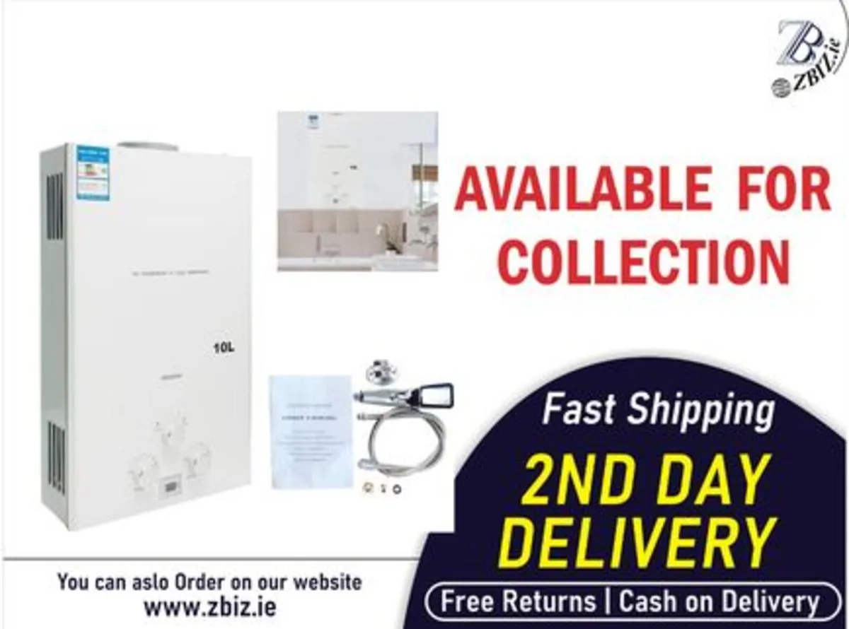 10L Hot Water Heater Propane Gas - Image 1