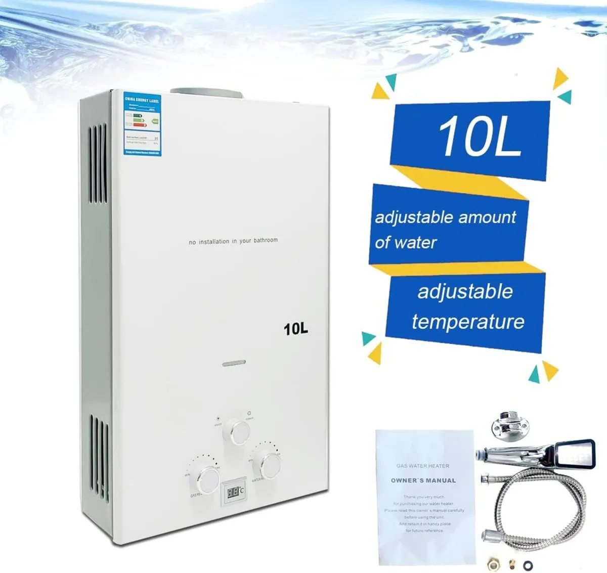 10L Hot Water Heater Propane Gas - Image 4