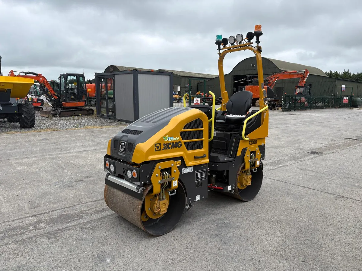 Brand New XCMG XD80 Dual Drum Roller - Image 4