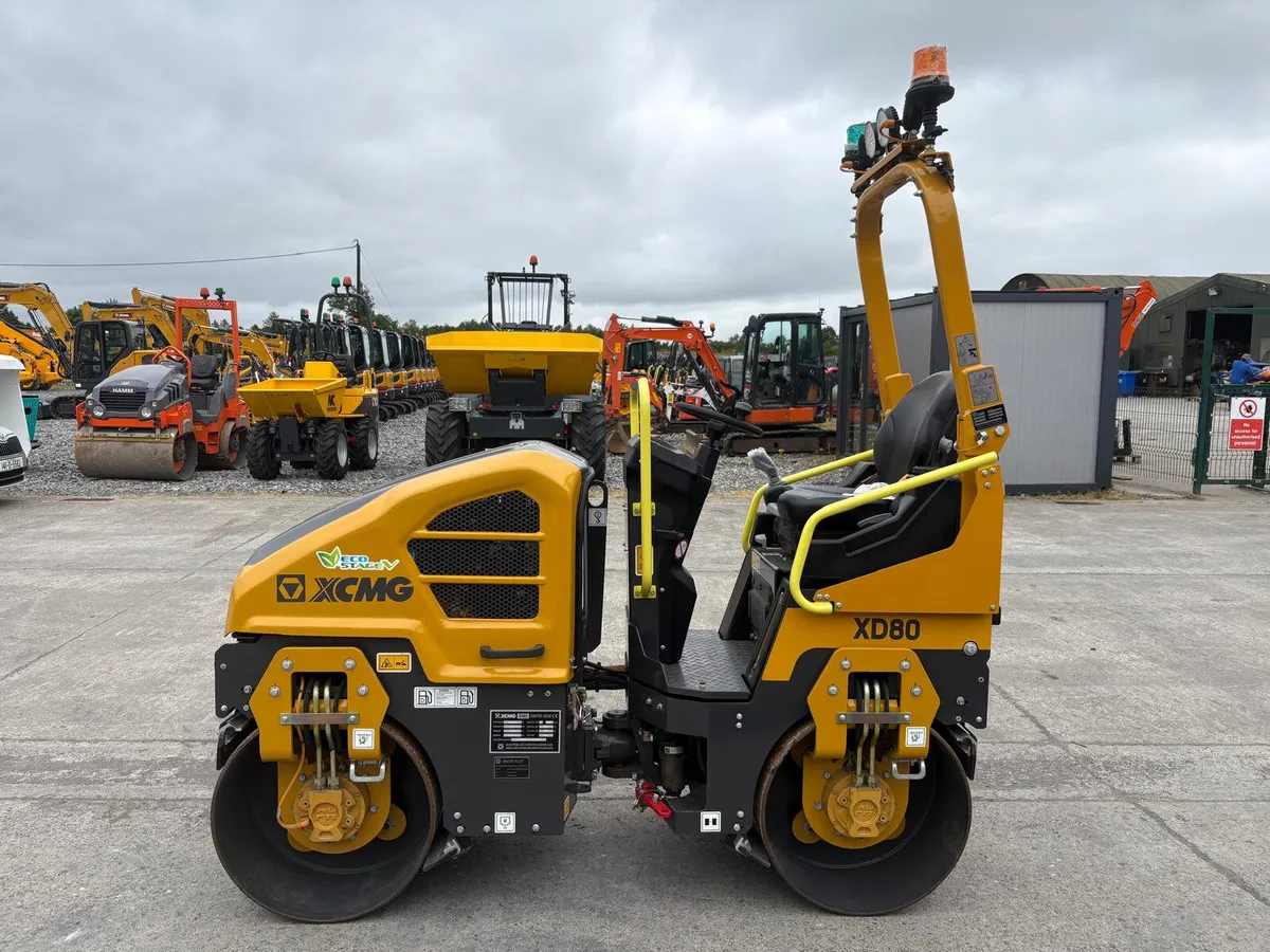 Brand New XCMG XD80 Dual Drum Roller - Image 1