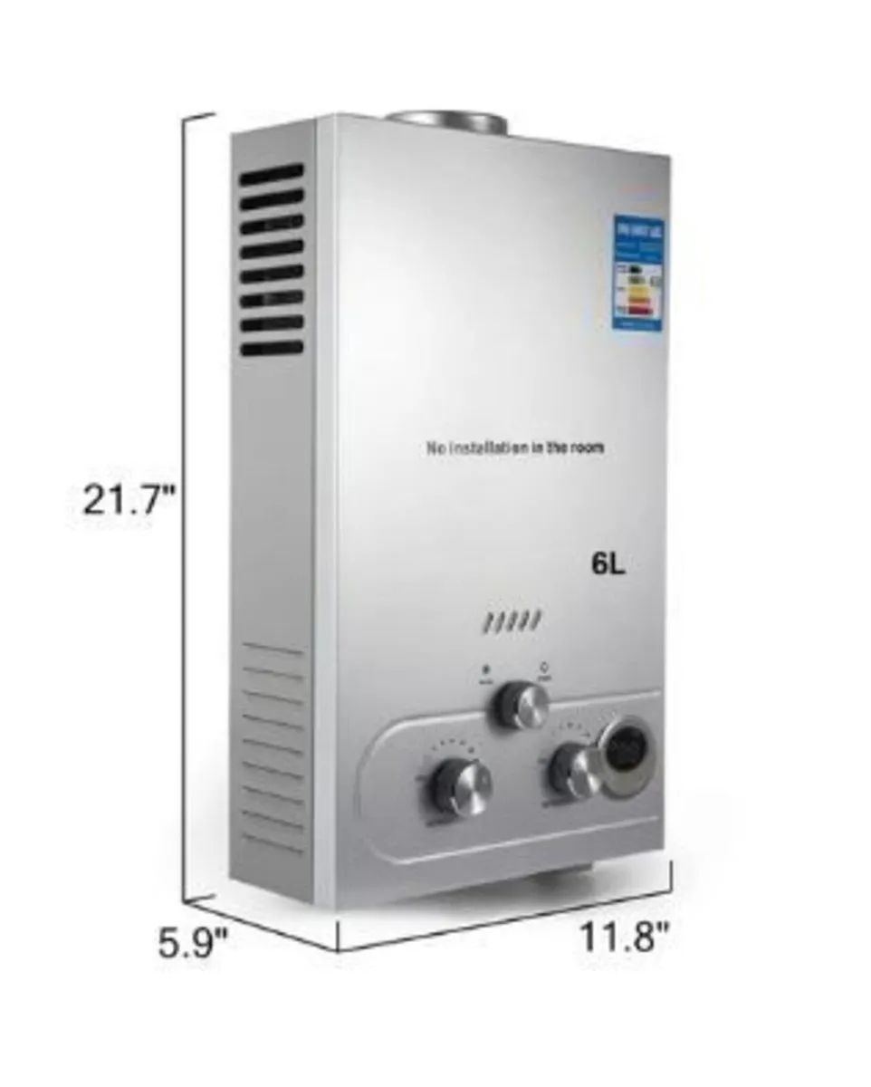 6L LPG Propane Gas Tankless Instant Water Heater - Image 2