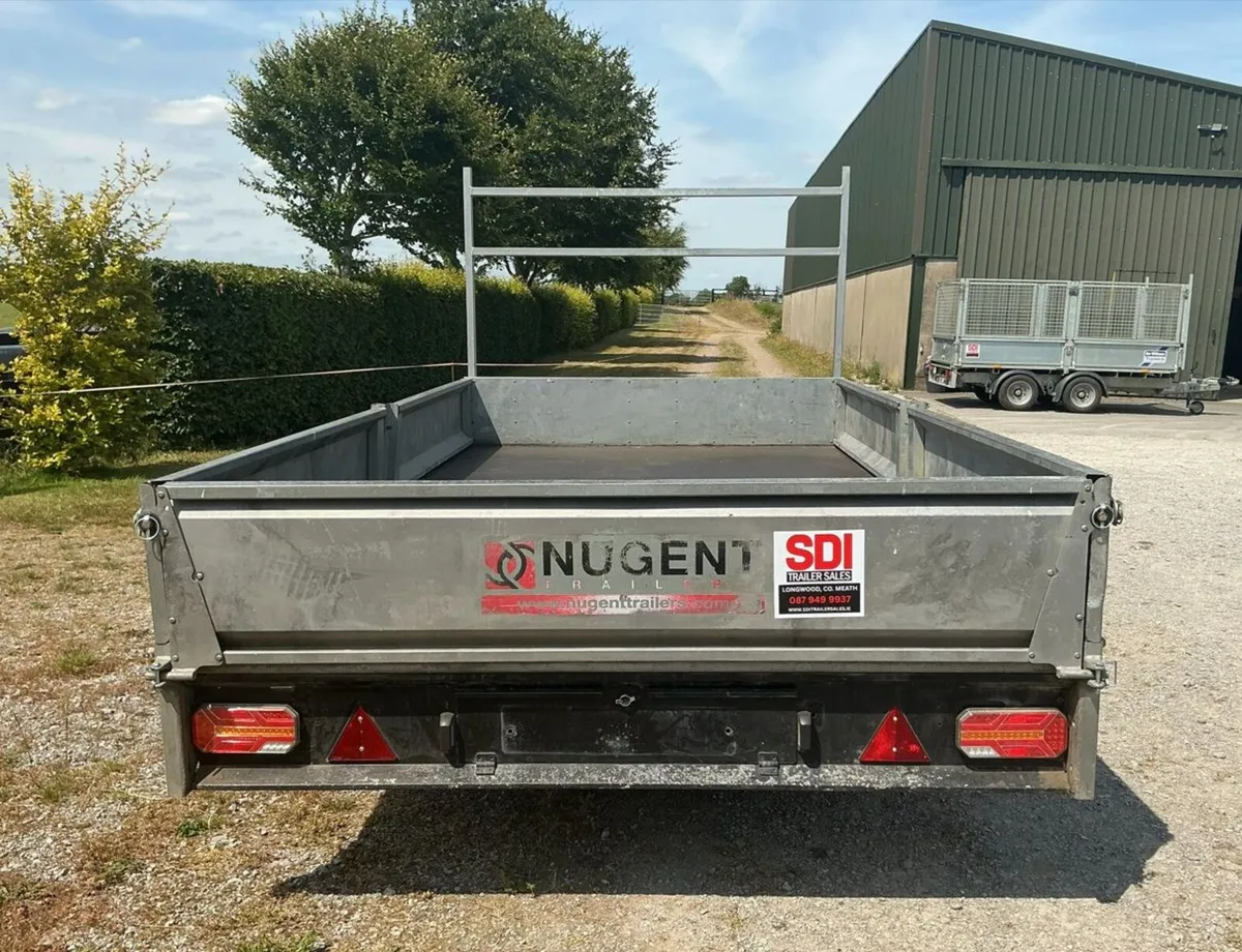 12x6 Nugent Flatbed Trailer - Image 2
