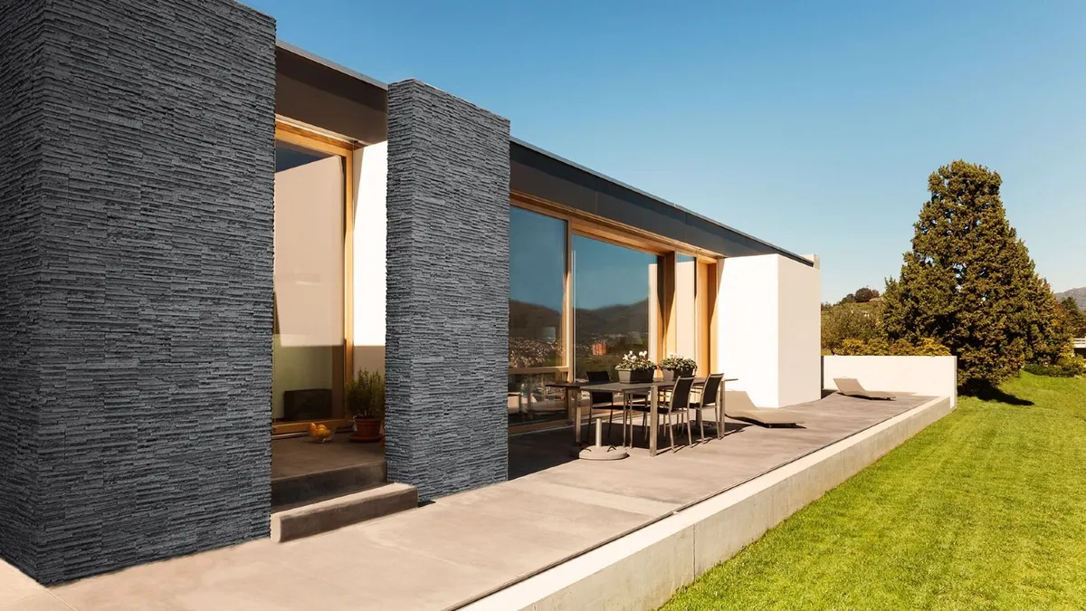 Palermo Graphite Stone Cladding - Image 3