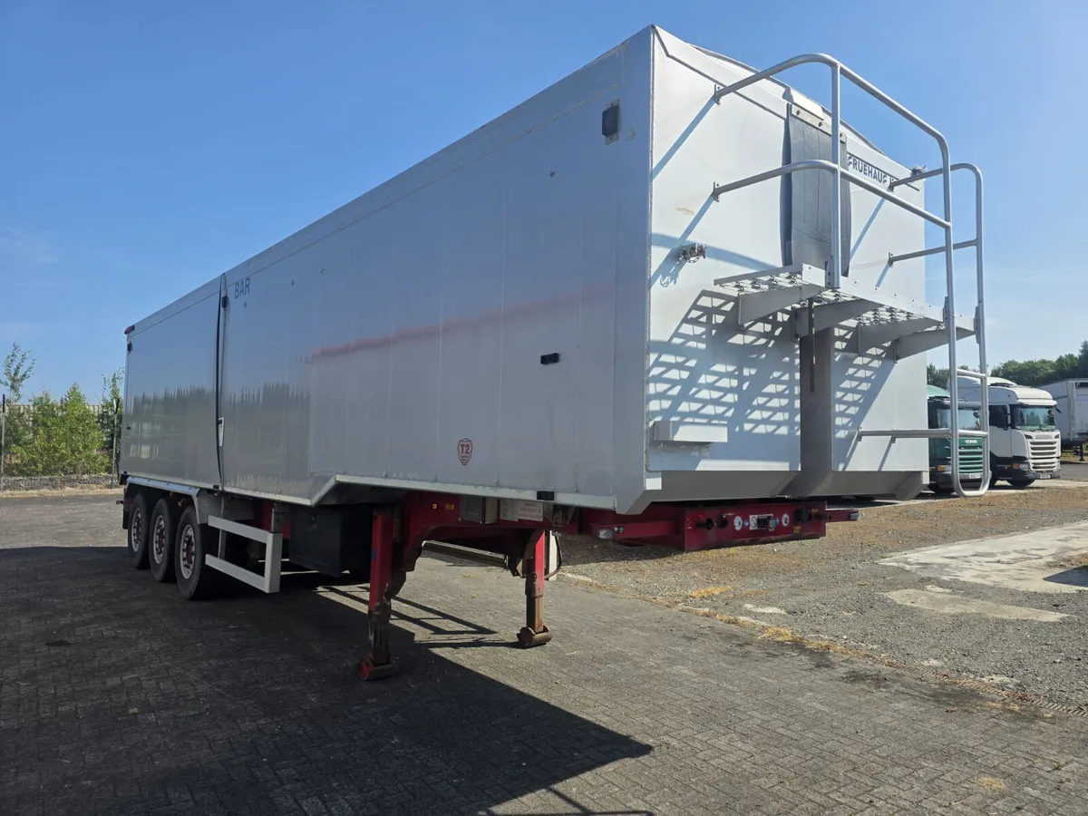 2012 FRUEHAUF 70 cu yd step frame bulk tipping tra - Image 1