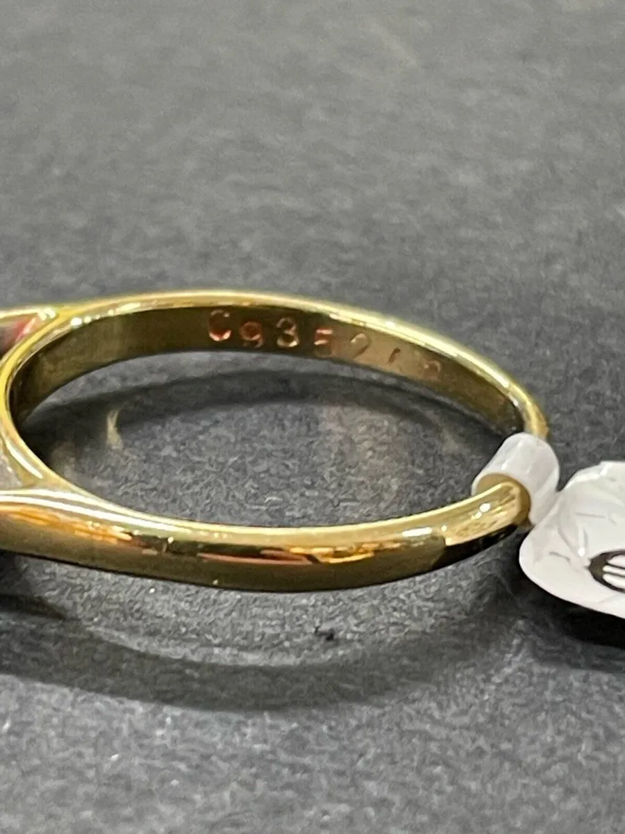 18k gold ring with ruby and diamonds - Image 4