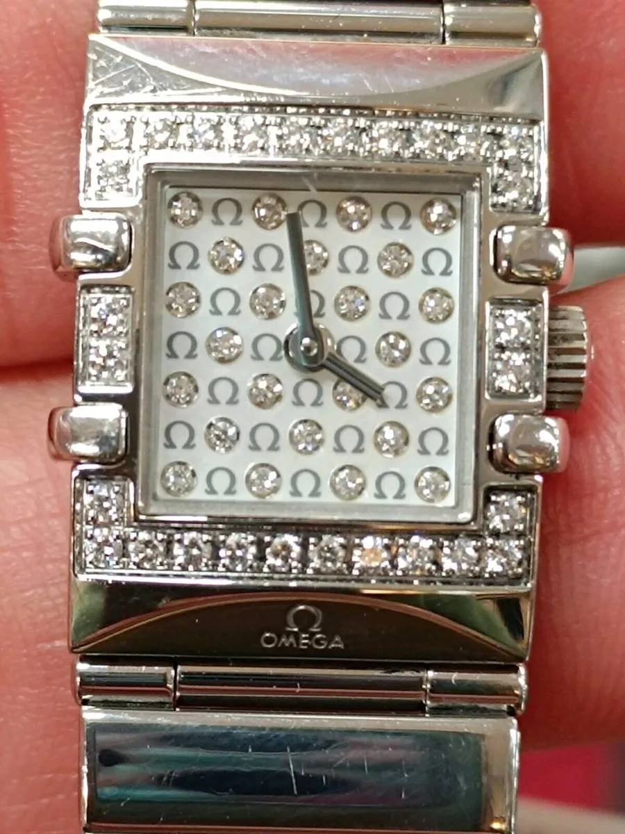 Ladie's Omega Constellation Quadra Diamond Dial - Image 2