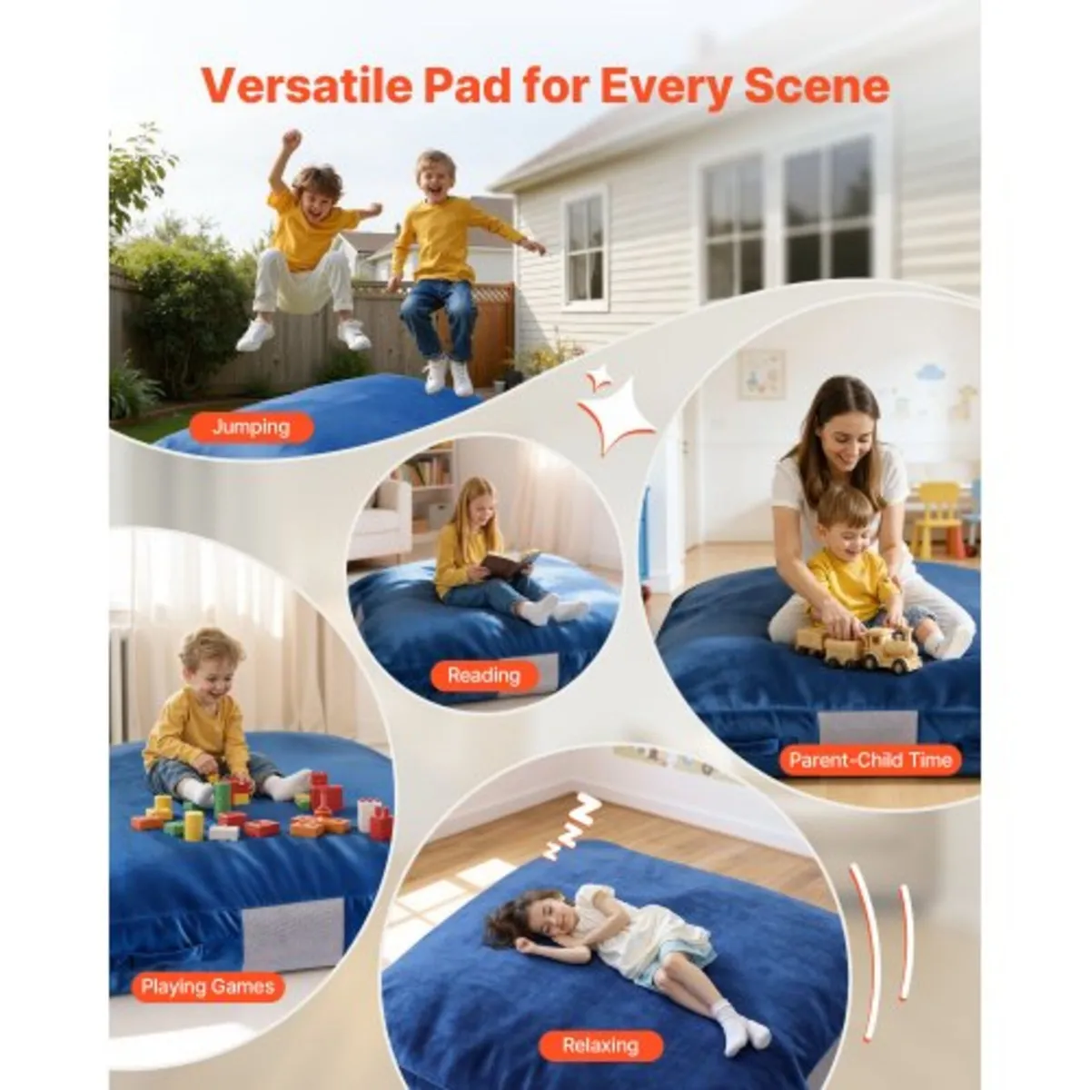 Crash Pad, 1500 x 1500 mm Crash Pad for Kids Senso - Image 2
