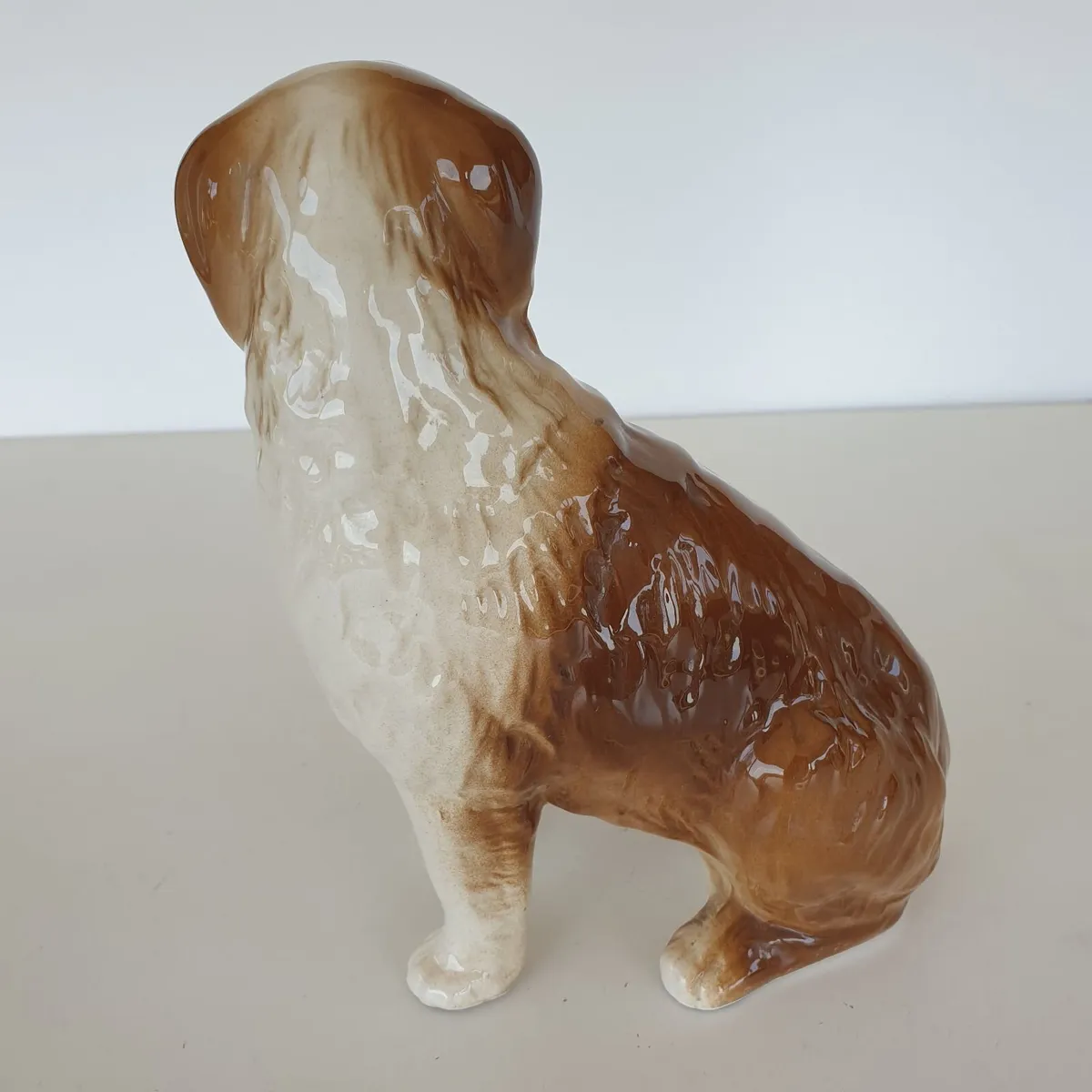 Ceramic St Bernard dog 1960's 20 cm high - Image 4