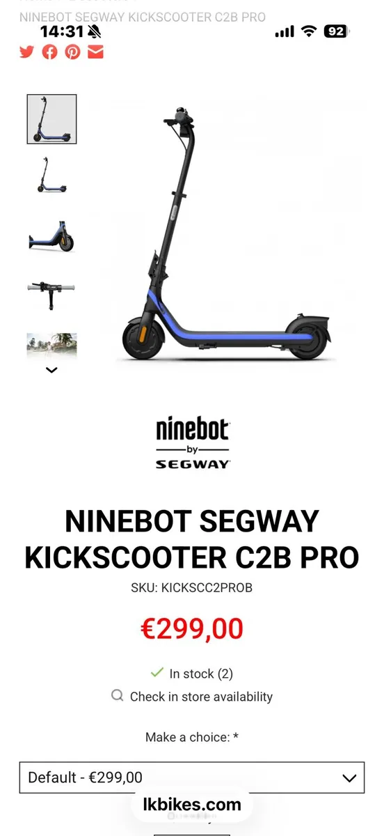 2 Ninebot E-scooters - Image 1