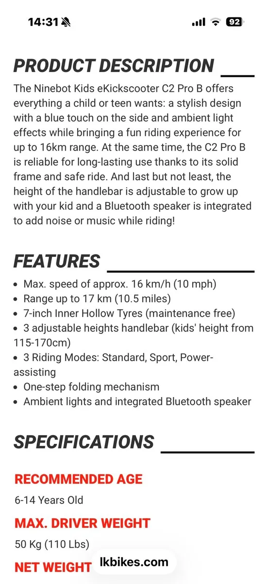 2 Ninebot E-scooters - Image 2