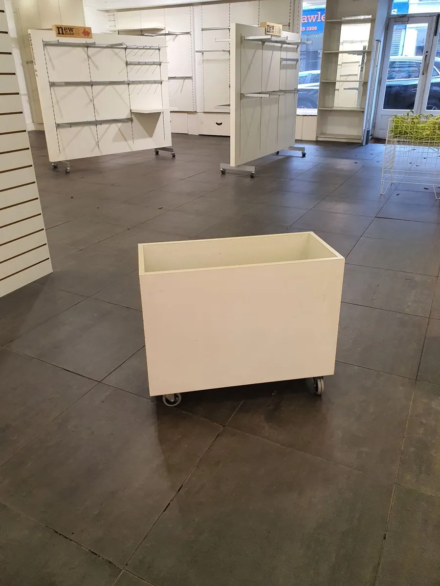 Wooden Storage Boxes with attached wheels - Image 2